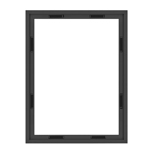 Floating Canvas Frame, Art Frames for Canvas Paintings with Adhesive Fasteners and Hanging Hardware