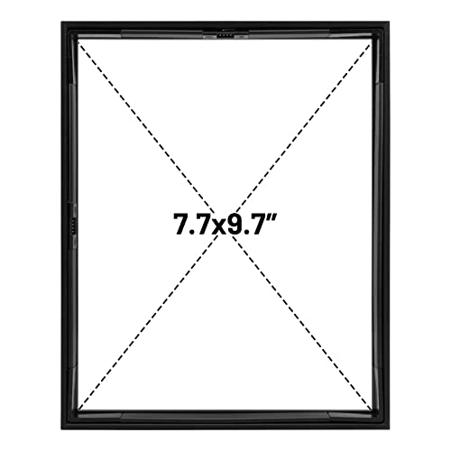 Floating Picture Frame 11x14 - Real Glass - for Wall Mount Displays