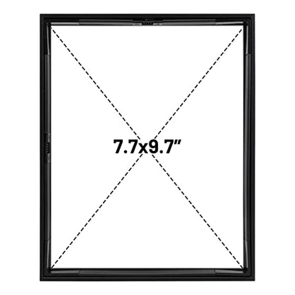 Floating Picture Frame 11x14 - Real Glass - for Wall Mount Displays