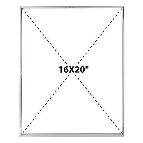 Floating Picture Frame 11x14 - Real Glass - for Wall Mount Displays