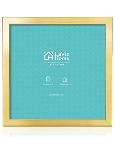 All Sizes Picture Frame, With or Without Mat, Stable and Sturdy Frame and Polished Plexiglass, Horizontal and Vertical Hanging