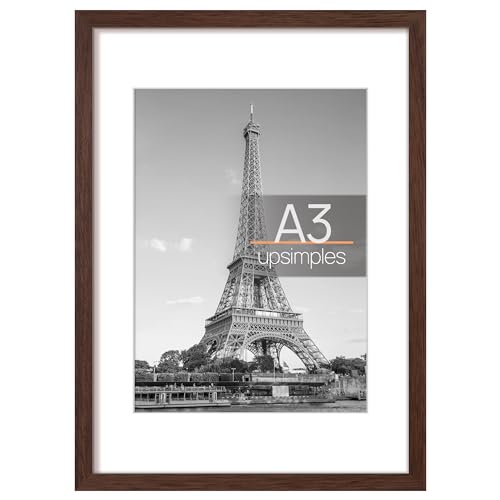 Picture Frame, Display Pictures with Mat or Without Mat, Wall Hanging Photo Frame