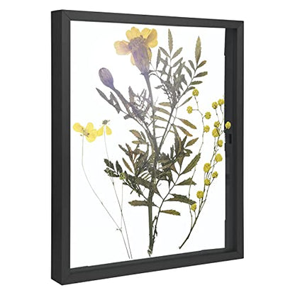 Floating Picture Frame 11x14 - Real Glass - for Wall Mount Displays