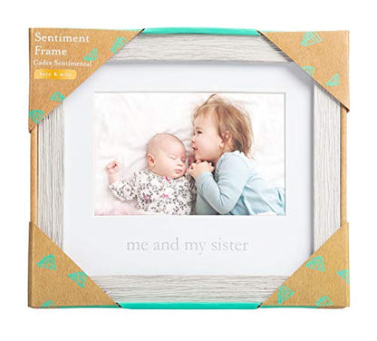 Rustic Me & My Sister Frame, Sibling Keepsake, Ideal Little or Big Sister Gift, Gender Neutral Nursery Decor