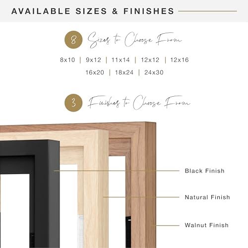 Floating Canvas Frame, Art Frames for Canvas Paintings with Adhesive Fasteners and Hanging Hardware