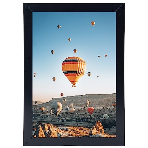 Picture Frame for Certificate Poster and Photo, Horizontal and Vertical Formats for Wall Hanging or Tabletop, Shatter Resistant Plexiglass