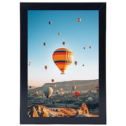 Picture Frame for Certificate Poster and Photo, Horizontal and Vertical Formats for Wall Hanging or Tabletop, Shatter Resistant Plexiglass