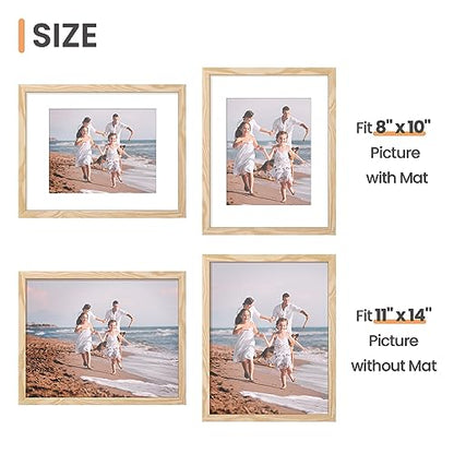 Picture Frame, Display Pictures with Mat or Without Mat, Wall Hanging Photo Frame