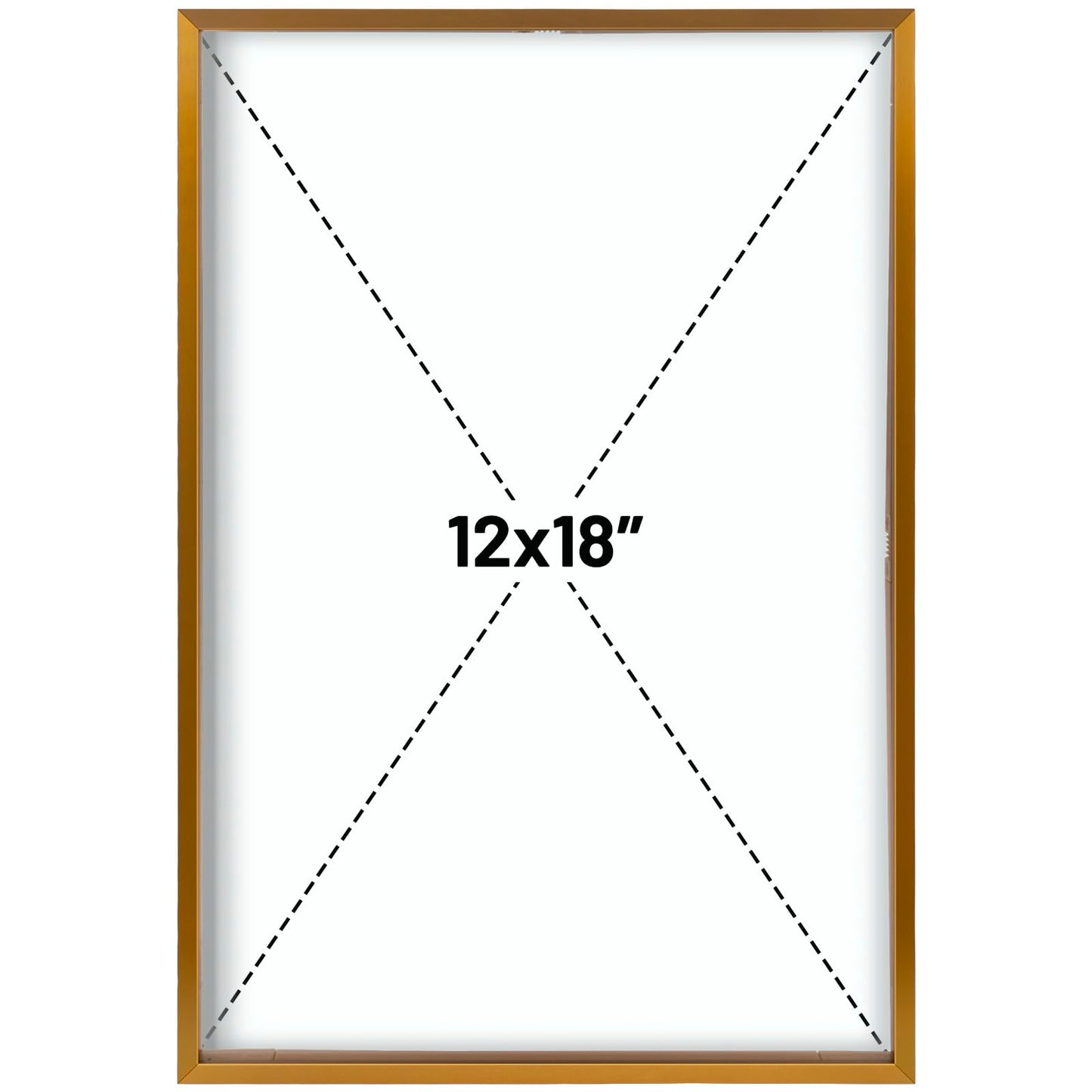 Floating Picture Frame 11x14 - Real Glass - for Wall Mount Displays