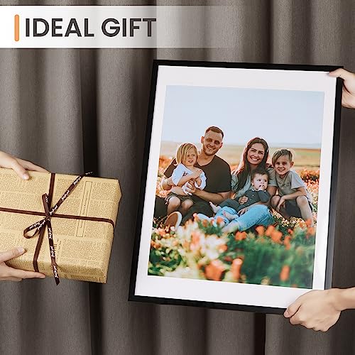 Picture Frame, Display Pictures with Mat or Without Mat, Wall Hanging Photo Frame