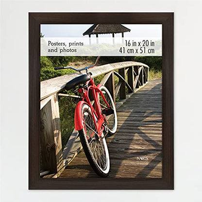 Museum Poster Frame Medium Oak, Vertical & Horizontal Wall Hanging Large Picture Frame for Photos, Posters & Art Prints