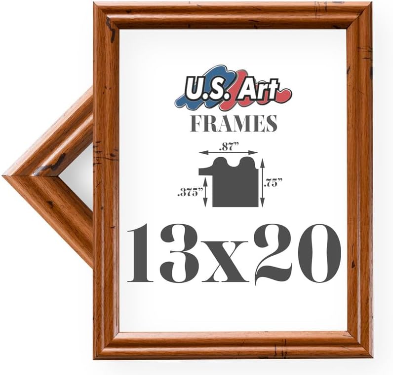 Traditional Style White Thin .75 Inch Wide, Solid Wood, Wall Decor Picture Poster Photo Frame