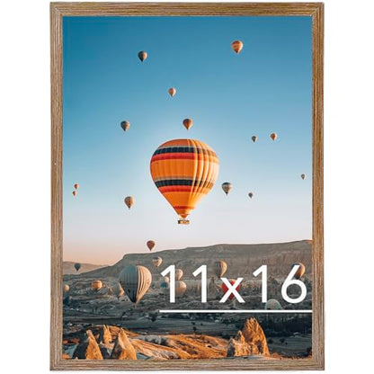 Picture Frame for Certificate Poster and Photo, Horizontal and Vertical Formats for Wall Hanging or Tabletop, Shatter Resistant Plexiglass