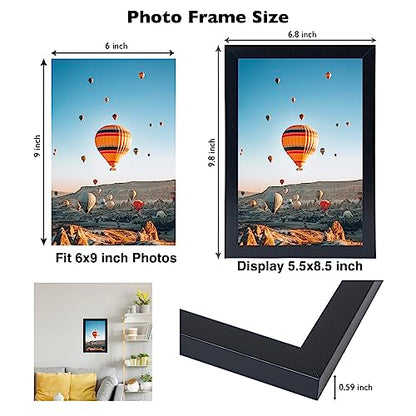 Picture Frame for Certificate Poster and Photo, Horizontal and Vertical Formats for Wall Hanging or Tabletop, Shatter Resistant Plexiglass