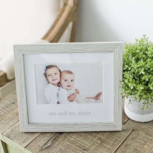 Rustic Me & My Sister Frame, Sibling Keepsake, Ideal Little or Big Sister Gift, Gender Neutral Nursery Decor