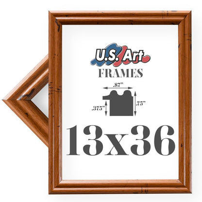 Traditional Style White Thin .75 Inch Wide, Solid Wood, Wall Decor Picture Poster Photo Frame