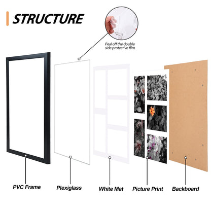 Collage Picture Frame, 4x6 Picture Frame Collage, Multi Opening Picture Frames