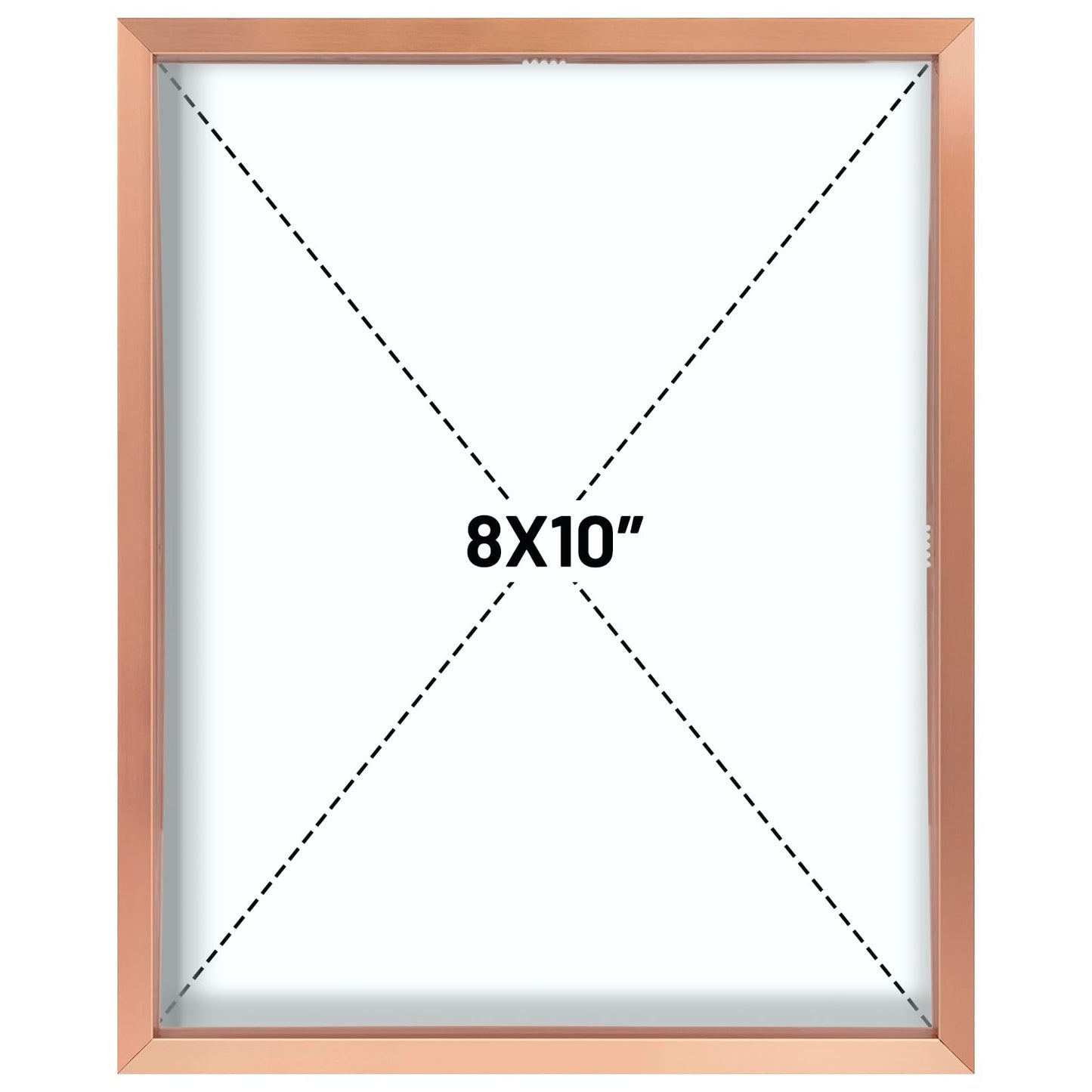 Floating Picture Frame 11x14 - Real Glass - for Wall Mount Displays