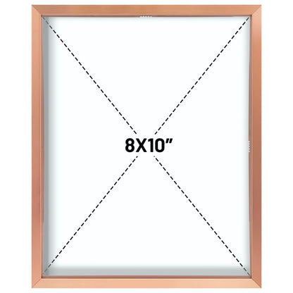 Floating Picture Frame 11x14 - Real Glass - for Wall Mount Displays