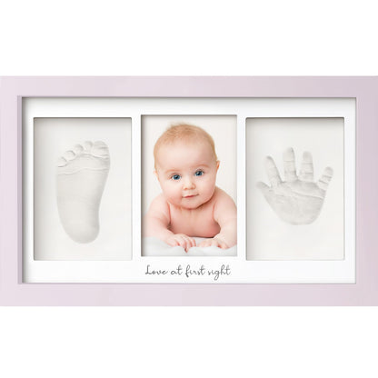 Baby Hand and Footprint Kit - Newborn Keepsake Frame, Personalized Baby Gifts, Nursery Decor