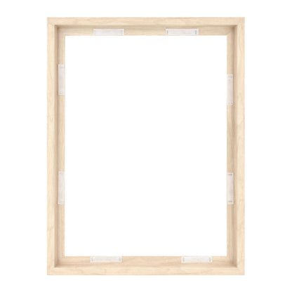 Floating Canvas Frame, Art Frames for Canvas Paintings with Adhesive Fasteners and Hanging Hardware