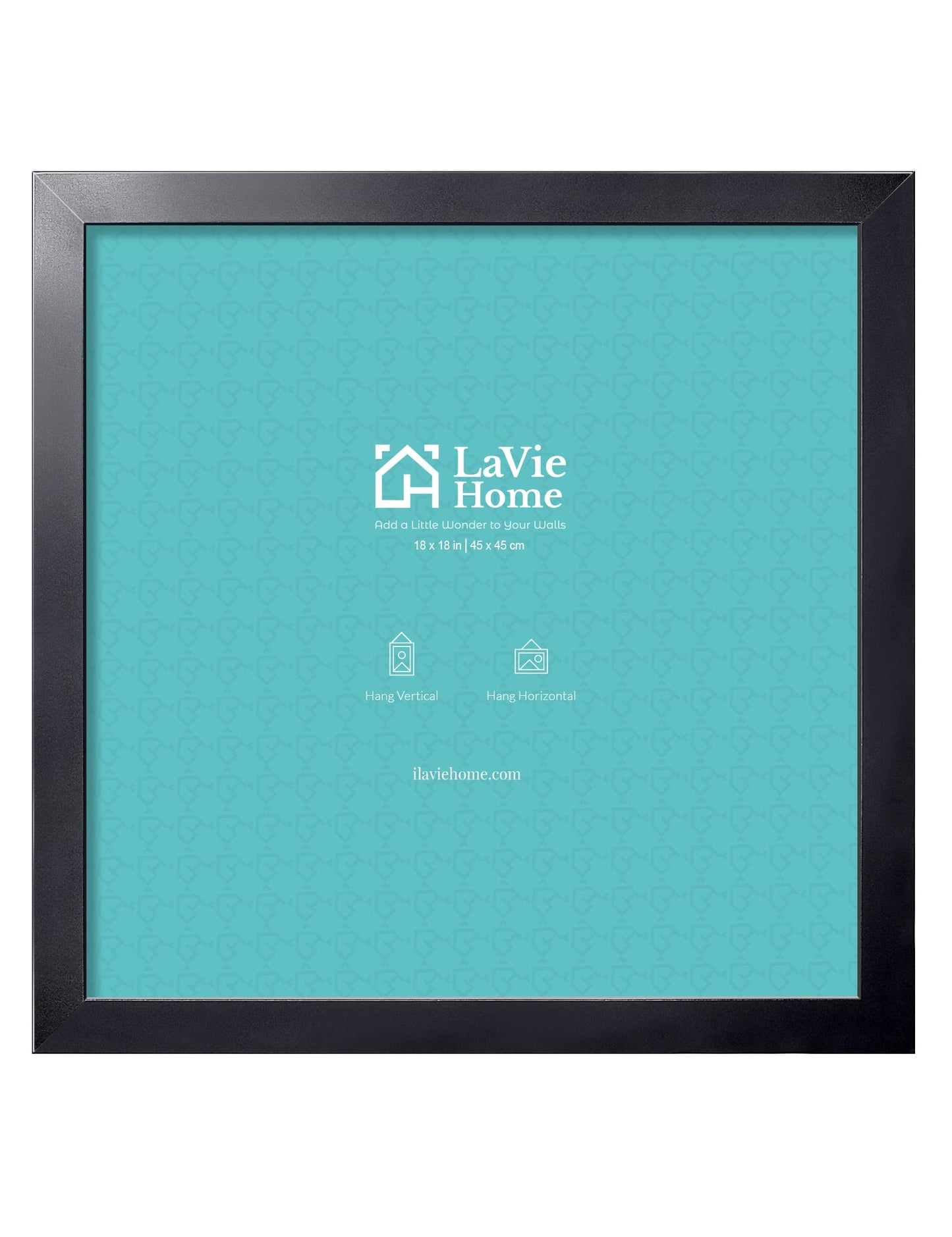 All Sizes Picture Frame, With or Without Mat, Stable and Sturdy Frame and Polished Plexiglass, Horizontal and Vertical Hanging