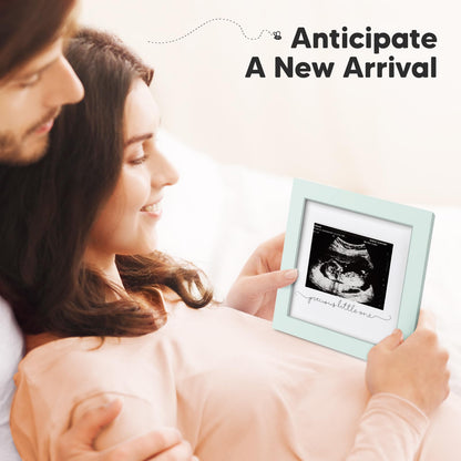 Baby Sonogram Picture Frame - Modern Ultrasound Frame for Mom to Be - Pregnancy Announcement Sonogram Photo Frames