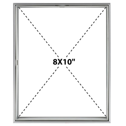 Floating Picture Frame 11x14 - Real Glass - for Wall Mount Displays