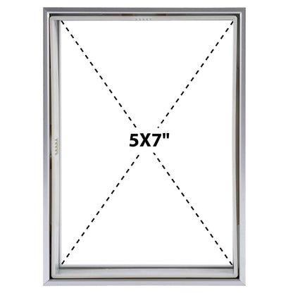 Floating Picture Frame 11x14 - Real Glass - for Wall Mount Displays