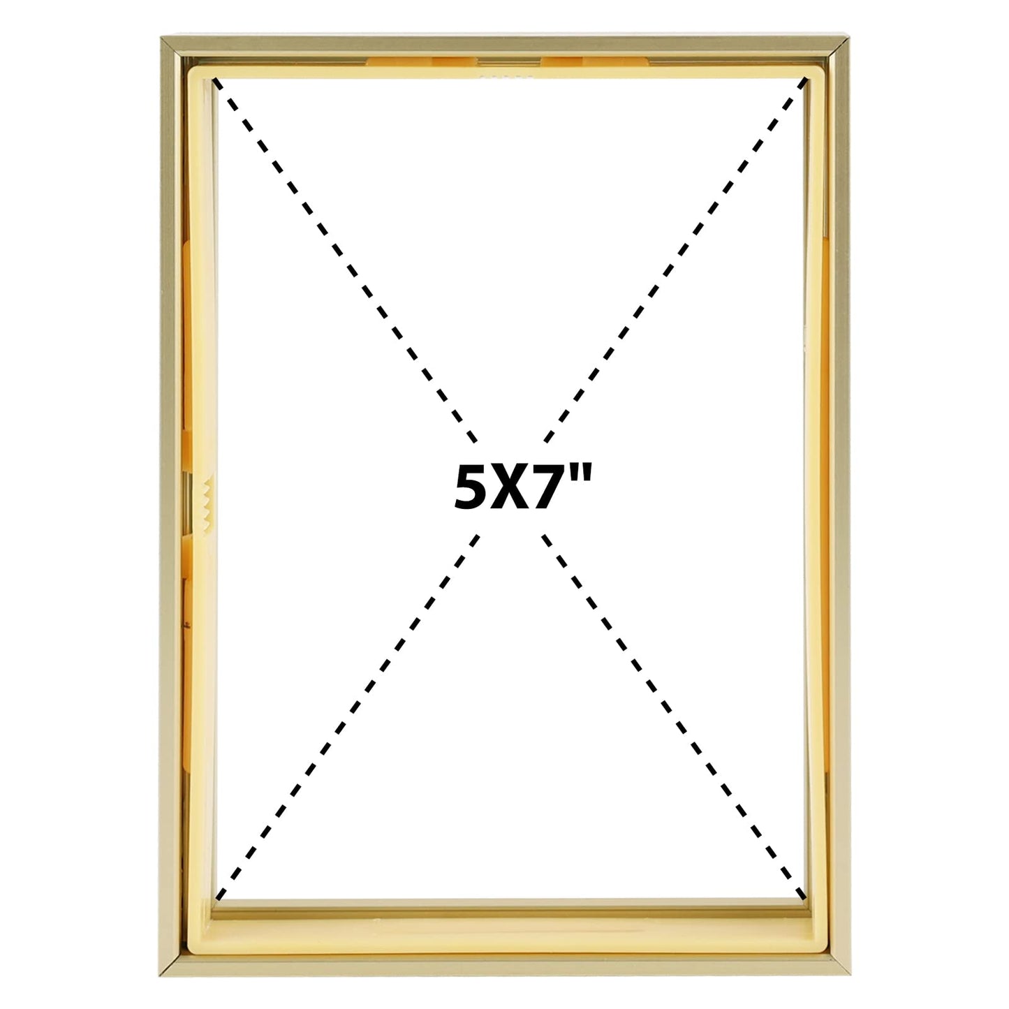 Floating Picture Frame 11x14 - Real Glass - for Wall Mount Displays