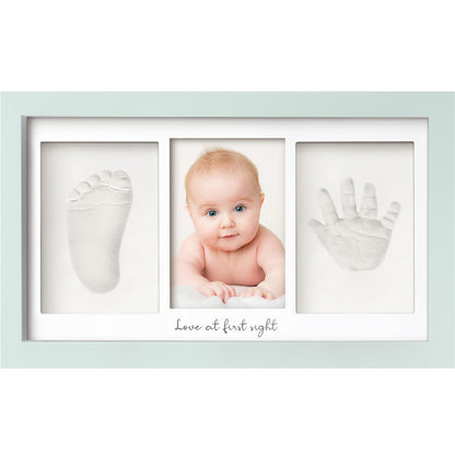 Baby Hand and Footprint Kit - Newborn Keepsake Frame, Personalized Baby Gifts, Nursery Decor