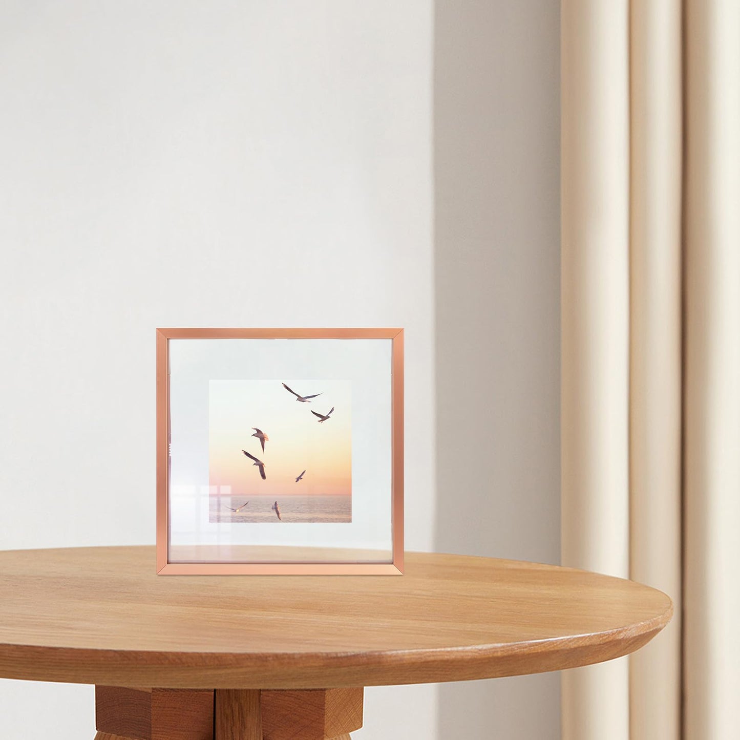 Floating Picture Frame 11x14 - Real Glass - for Wall Mount Displays