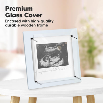 Baby Sonogram Picture Frame - Modern Ultrasound Frame for Mom to Be - Pregnancy Announcement Sonogram Photo Frames