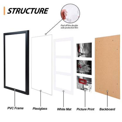 Collage Picture Frame, 4x6 Picture Frame Collage, Multi Opening Picture Frames