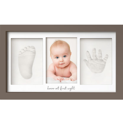 Baby Hand and Footprint Kit - Newborn Keepsake Frame, Personalized Baby Gifts, Nursery Decor