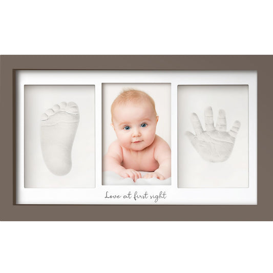 Baby Hand and Footprint Kit - Newborn Keepsake Frame, Personalized Baby Gifts, Nursery Decor