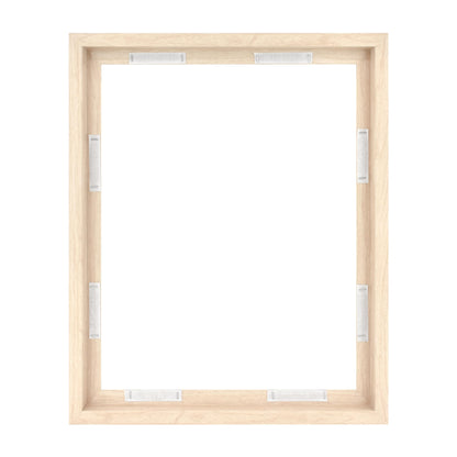 Floating Canvas Frame, Art Frames for Canvas Paintings with Adhesive Fasteners and Hanging Hardware