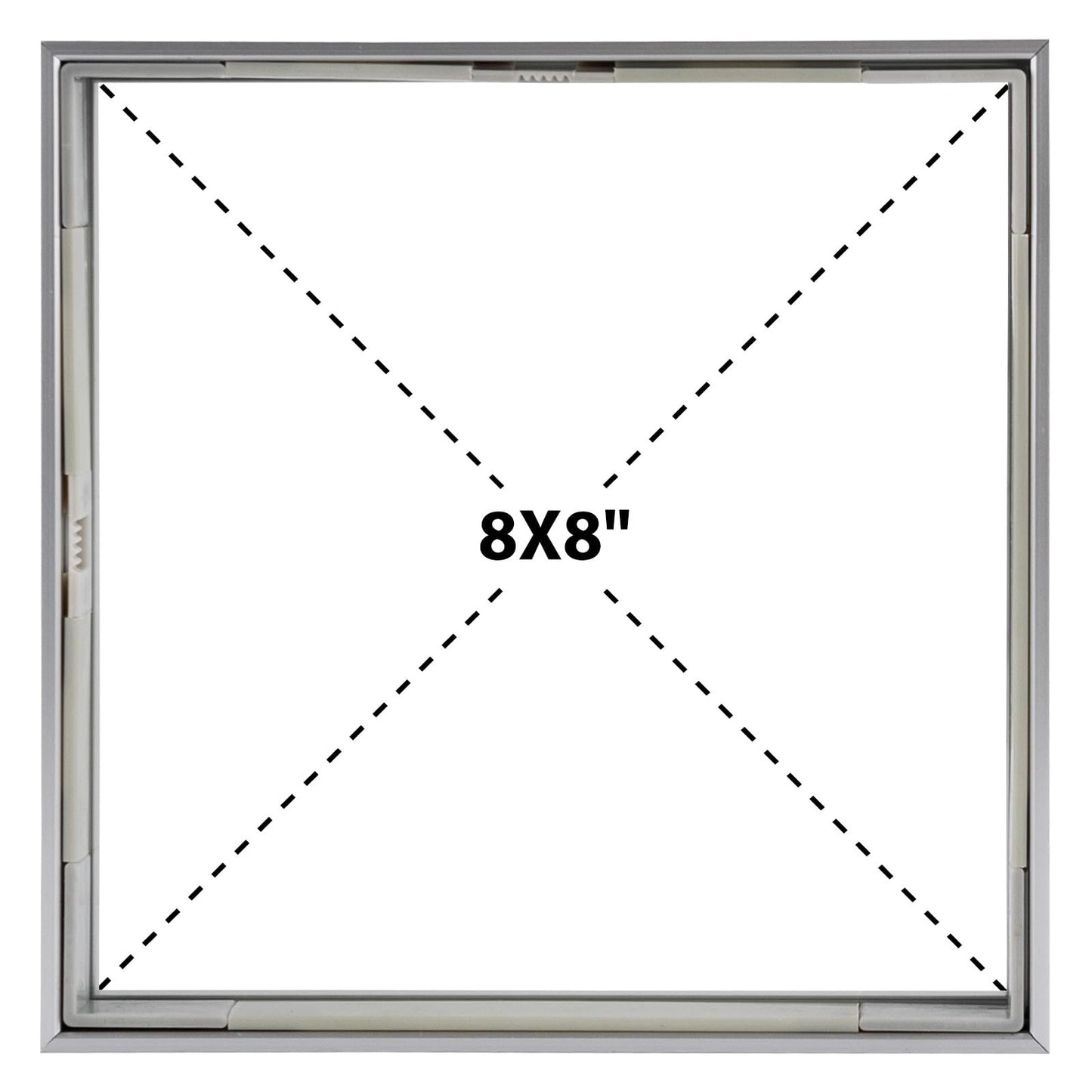 Floating Picture Frame 11x14 - Real Glass - for Wall Mount Displays