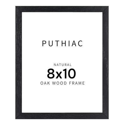 Oak Wood Picture Frame - Minimalist Poster Frame, Natural Solid Wooden Picture Frames for Wall Art Photo and Prints