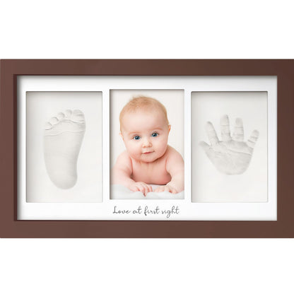 Baby Hand and Footprint Kit - Newborn Keepsake Frame, Personalized Baby Gifts, Nursery Decor