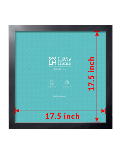 All Sizes Picture Frame, With or Without Mat, Stable and Sturdy Frame and Polished Plexiglass, Horizontal and Vertical Hanging