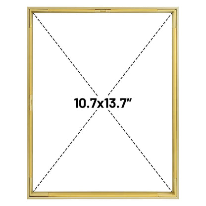 Floating Picture Frame 11x14 - Real Glass - for Wall Mount Displays