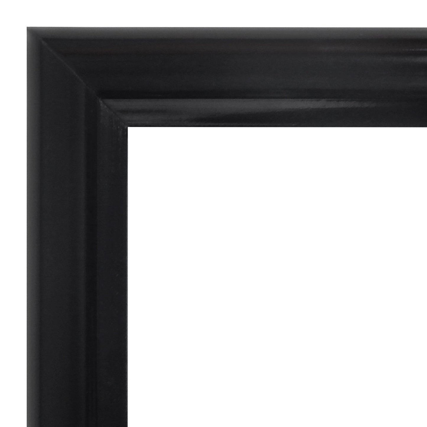 Trendsetter Poster Frame Black High-Gloss, Vertical & Horizontal Wall Hanging Large Picture Frame for Photos, Posters & Art Prints