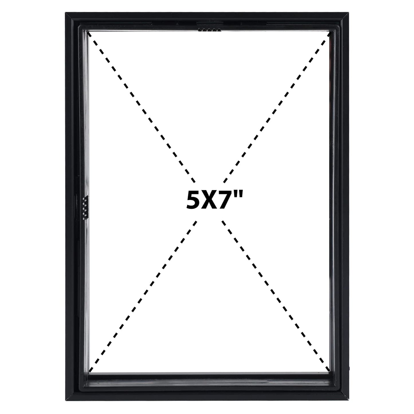 Floating Picture Frame 11x14 - Real Glass - for Wall Mount Displays