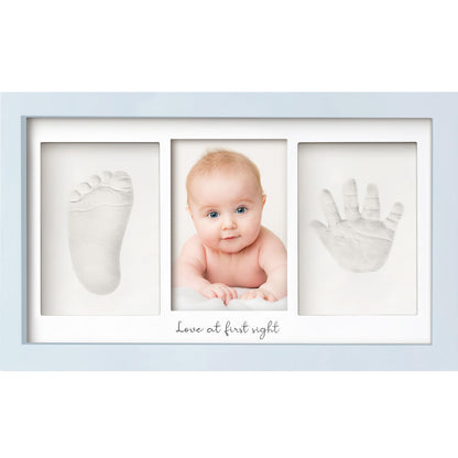 Baby Hand and Footprint Kit - Newborn Keepsake Frame, Personalized Baby Gifts, Nursery Decor