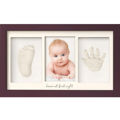 Baby Hand and Footprint Kit - Newborn Keepsake Frame, Personalized Baby Gifts, Nursery Decor