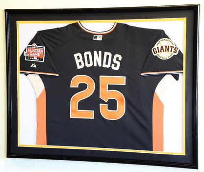 XL Double Matted Custom Framed Jersey Display Case Frame w/98% UV Protection