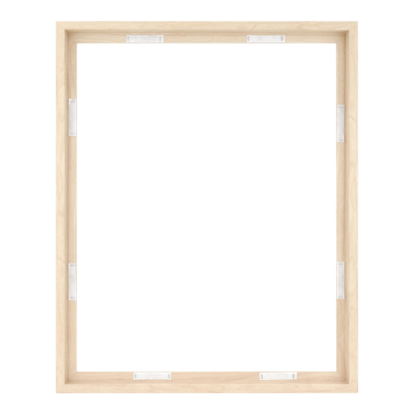 Floating Canvas Frame, Art Frames for Canvas Paintings with Adhesive Fasteners and Hanging Hardware