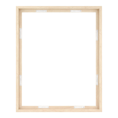 Floating Canvas Frame, Art Frames for Canvas Paintings with Adhesive Fasteners and Hanging Hardware