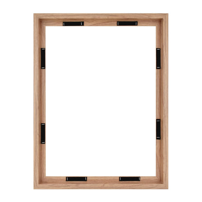 Floating Canvas Frame, Art Frames for Canvas Paintings with Adhesive Fasteners and Hanging Hardware